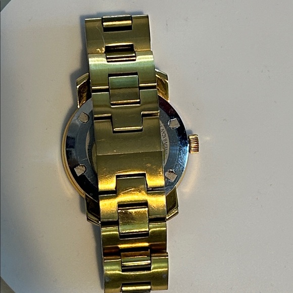 Movado Bold Collection Crystal Gold-Ion Plated Stainless Watch Crystal Detail - Picture 8 of 14